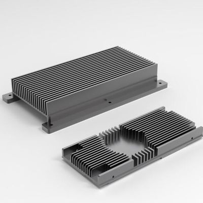 Hassas Özel Alüminyum Ekstrüzyon Alüminyum Alaşımlı Radyatör CNC işleme