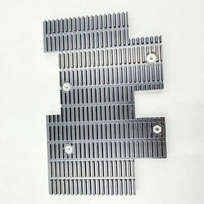 Özel Alüminyum Alaşımlı Isı Emici 3240 11mm Oksitlenmiş Siyah Elektronik Çip Isı Emici