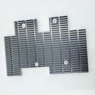 Özel Alüminyum Alaşımlı Isı Emici 3240 11mm Oksitlenmiş Siyah Elektronik Çip Isı Emici