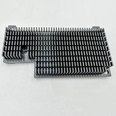Soğutma Sistemi Siyah Eloksallı Isı Emici, Özel Alüminyum CPU Soğutucu