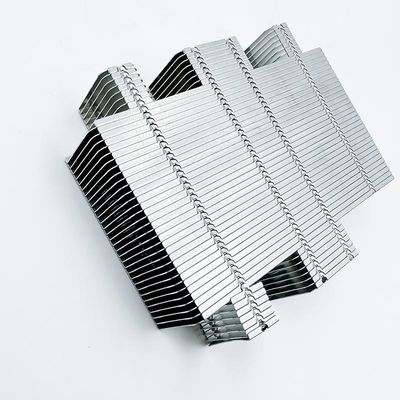 CPU için Özelleştirilmiş CNC İşleme Parçaları Bakır Alüminyum Radyatör Kanatları