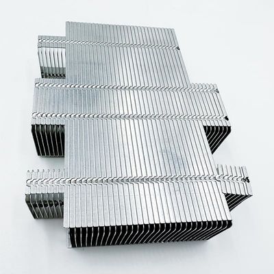 CPU için Özelleştirilmiş CNC İşleme Parçaları Bakır Alüminyum Radyatör Kanatları
