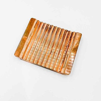 CNC İşleme Tam Bakır CPU Soğutucu, Aydınlatma Endüstrisi için Skiving Soğutucu