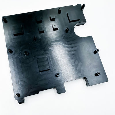 Otomobil CNC İşleme Parçaları Alüminyum Siyah Eloksallı Soğutucu Radyatör
