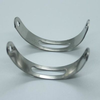 Kavisli Özelleştirilmiş Metal Damgalama Parçaları Yarı Dairesel Paslanmaz Çelik Yüzük